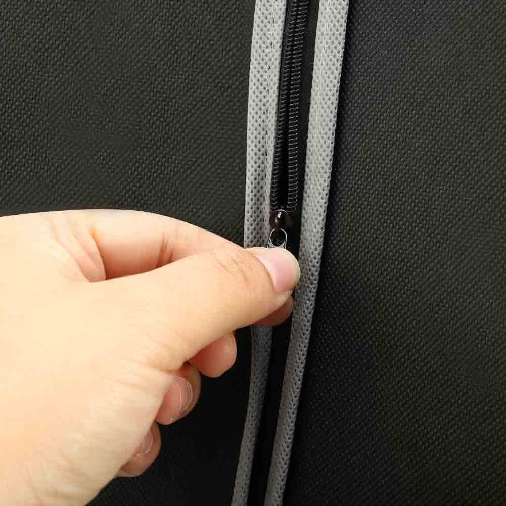 Breathable apparel dust covers in a 10-pack, perfect for suits, dresses, and coats. Wardrobe protector.