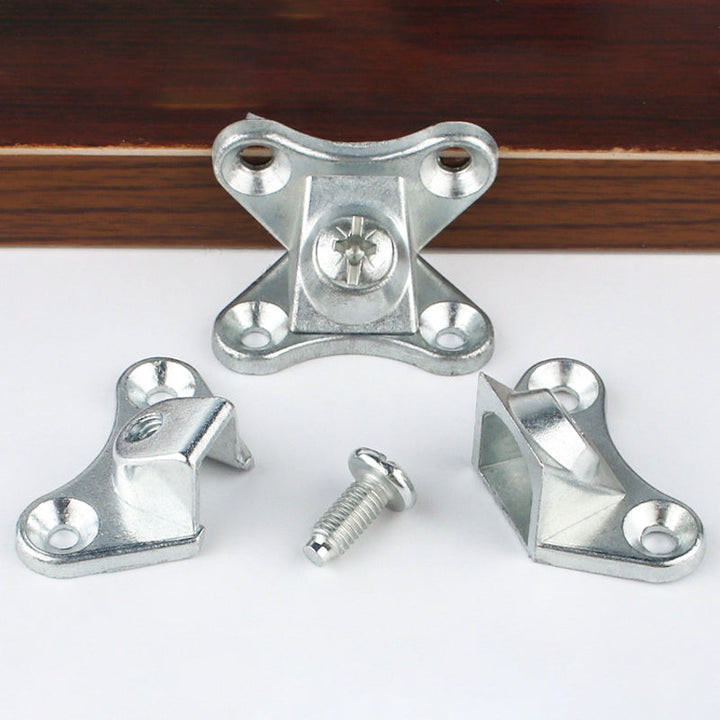 Unisex detachable butterfly corner bracket, made from corrosion-resistant zinc alloy for durability
