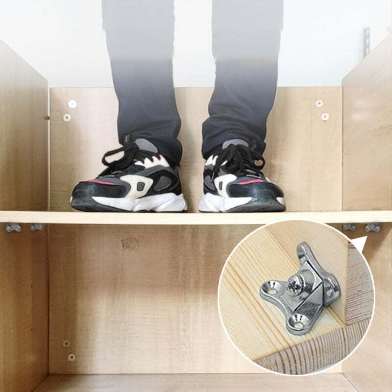 Zinc alloy butterfly corner brackets for DIY projects, ensuring secure and detachable connections