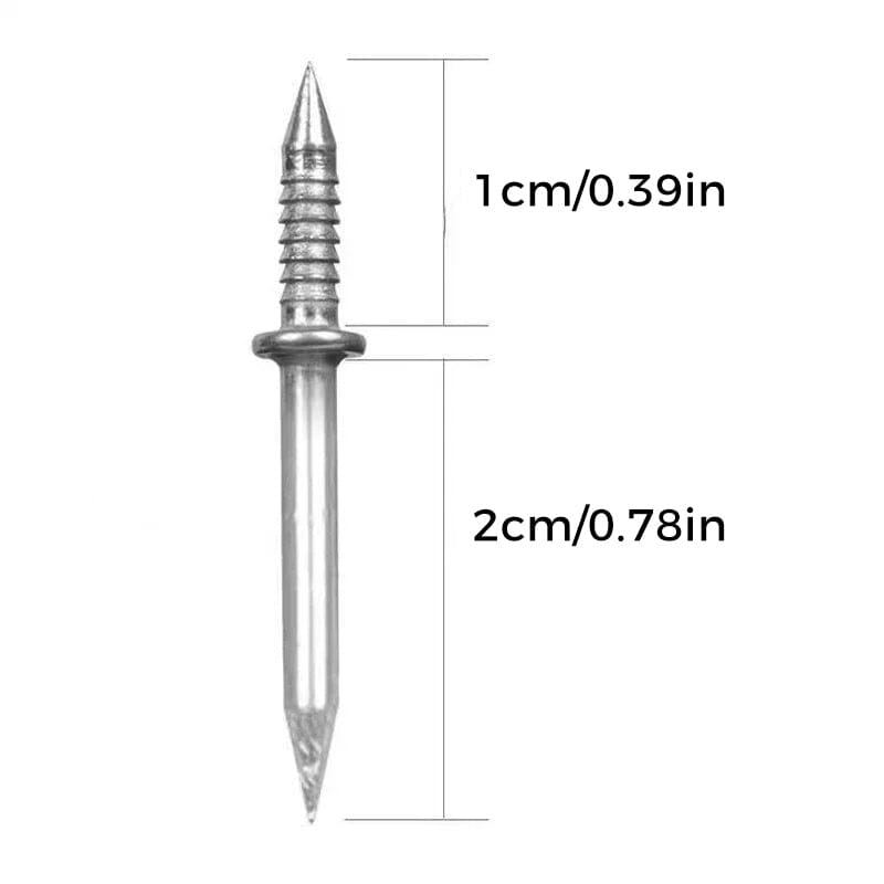 Seamless double-head skirting nails, providing a clean finish to all installations