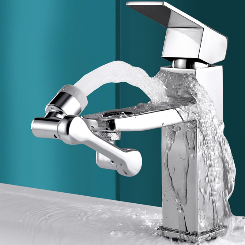 Splash filter faucet attachment, 1080 degree rotating for ultimate kitchen and bath convenience
