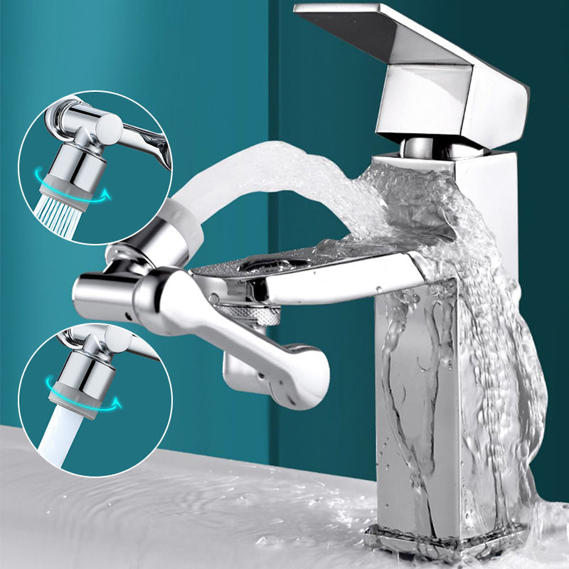 Flexible 1080° rotating faucet extender with splash filter, easy to install in home