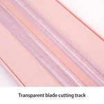 Compact and portable paper cutter with multiple blades for diverse craft applications
