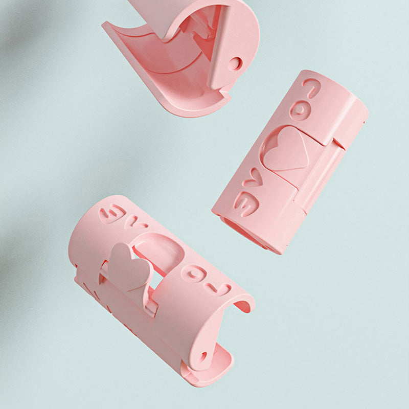 Detail view of the soft, durable material of a needle-free bed sheet clip, household tool