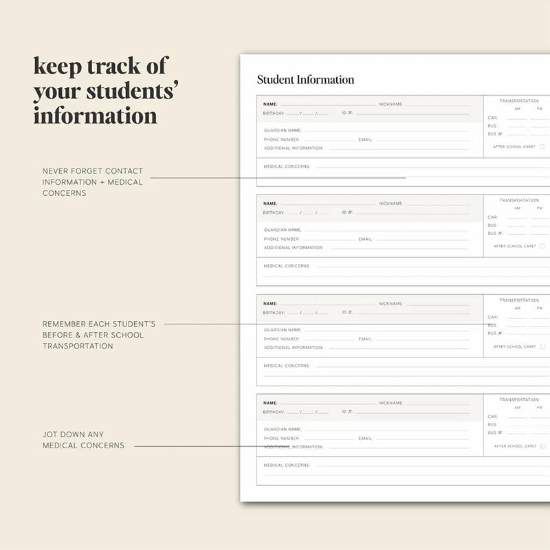 Gift-wrapped 2024-2025 planner, an ideal gift for teachers and students.