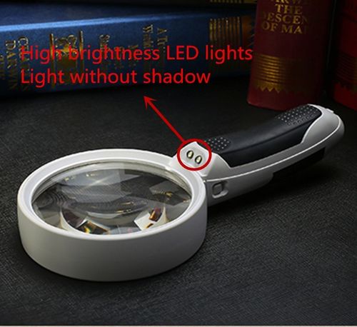 Crystal clear 20X magnification with bright LED light for enhanced vision and detail work.