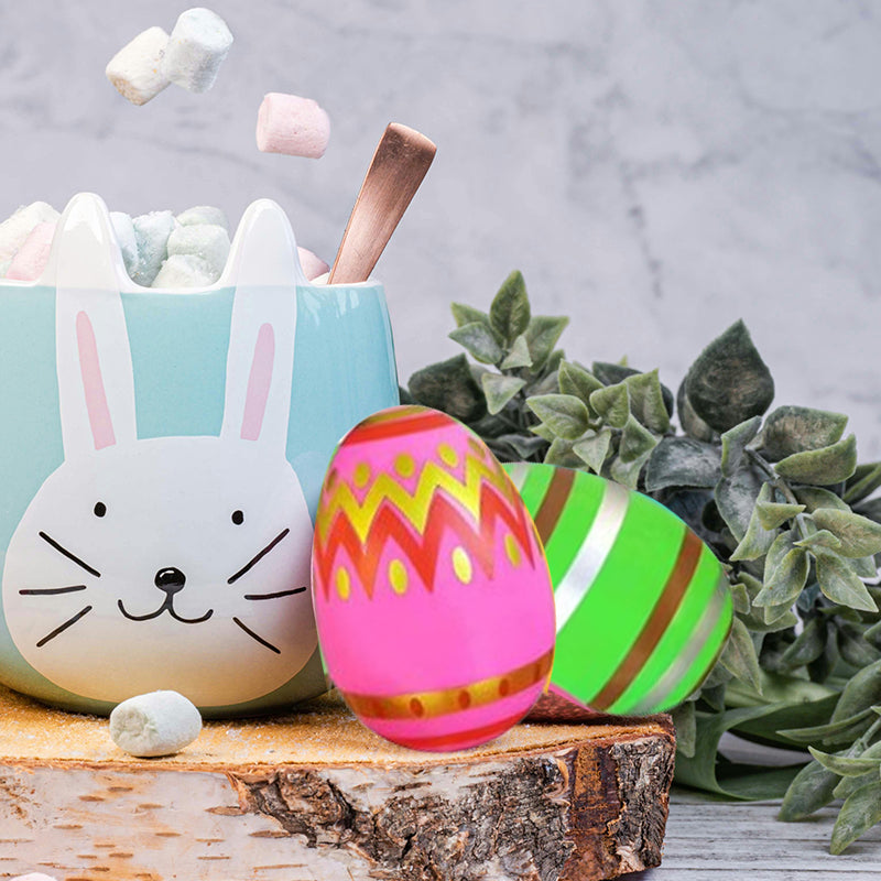 Collection of various squeeze toys from a 24-pack of Kids' Prefilled Easter Eggs, great for fidget fun.