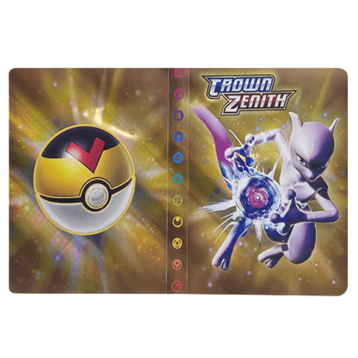 Essential card album binder for 240 trading cards. Perfect collectible storage and organization.