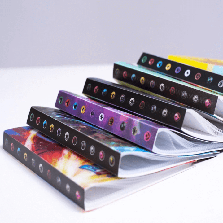 Organize 240 trading cards with this durable collector album binder, a premium card protector.