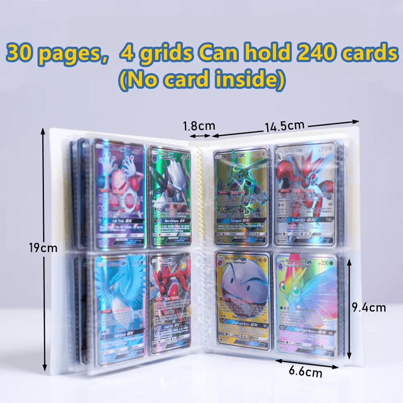 240-capacity card album binder for trading cards. Ideal gaming accessory & collectible storage.