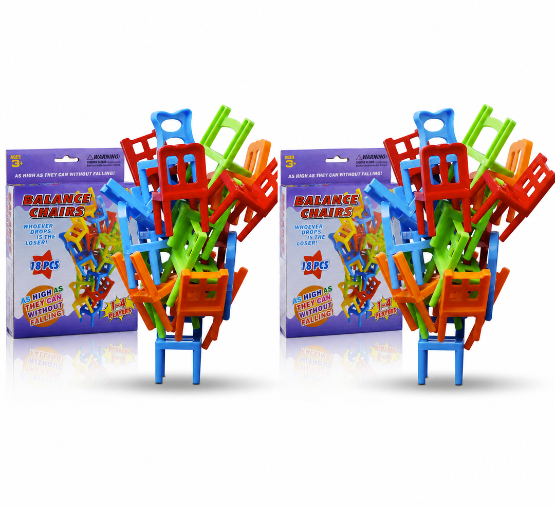 Kids' Stacking Chairs Balancing Game Toy