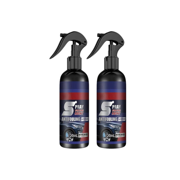 Waterless wash and shine with automotive hydrophobic coating spray