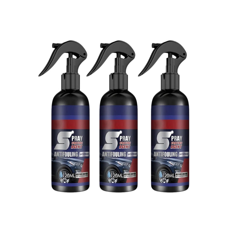 Enhancing car's appearance with 3-in-1 coating spray for a mirror finish