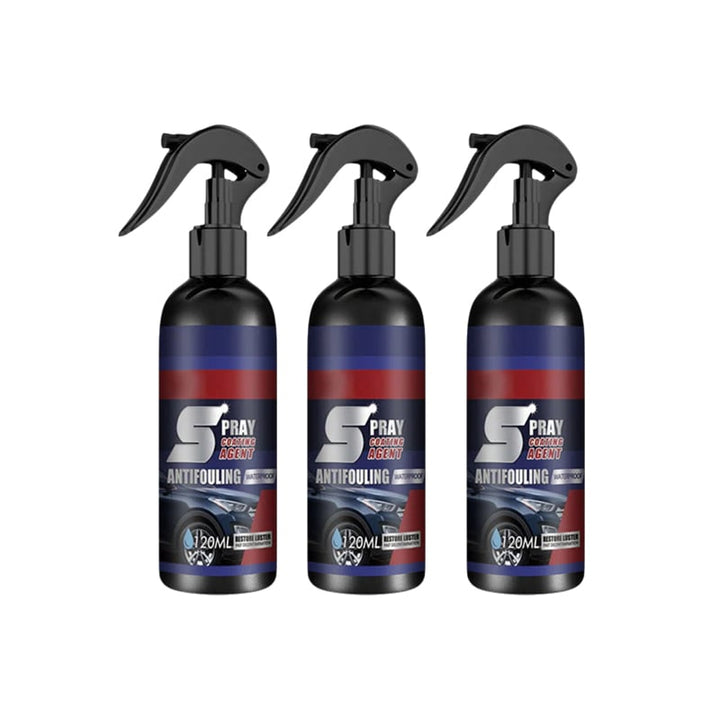 Enhancing car's appearance with 3-in-1 coating spray for a mirror finish