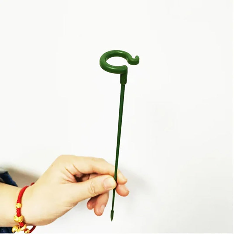 Various plant support stakes of different lengths, showcasing a complete 30-piece garden set