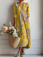 Mustard Yellow Paisley