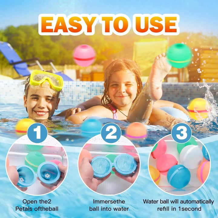 Eco-Friendly Reusable Water Balloons for Kids