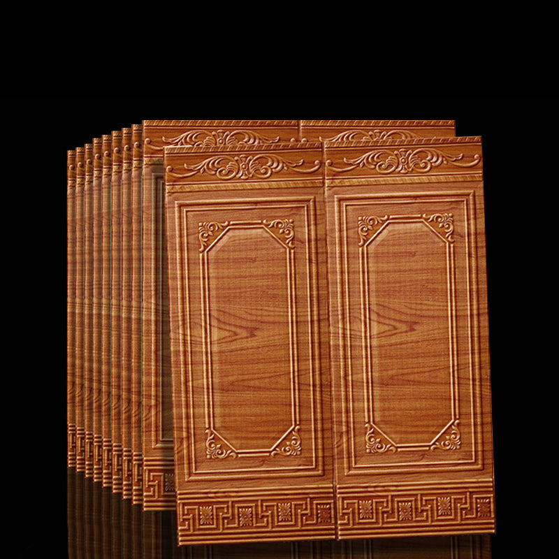 Stylish 3D vinyl wall panels for any room. Waterproof, stain-resistant, and easy install peel and stick.
