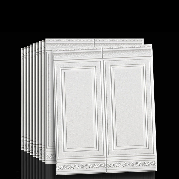 High-impact 3D peel and stick vinyl panels. Textured, self-adhesive, and easy to install for stunning walls.
