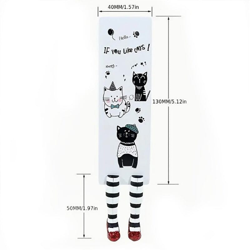 Reading accessory: a 3D witch leg bookmark, making reading more entertaining for all ages
