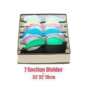 Drawer insert foldable organizer for keeping underwear neat and tidy
