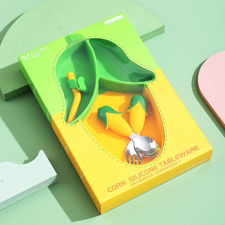 Toddler silicone plate with strong suction, designed for baby weaning and self-feeding milestones