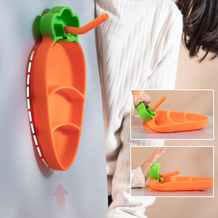 Textured silicone toddler suction plate designed for easy scooping, part of a BPA-free utensil set