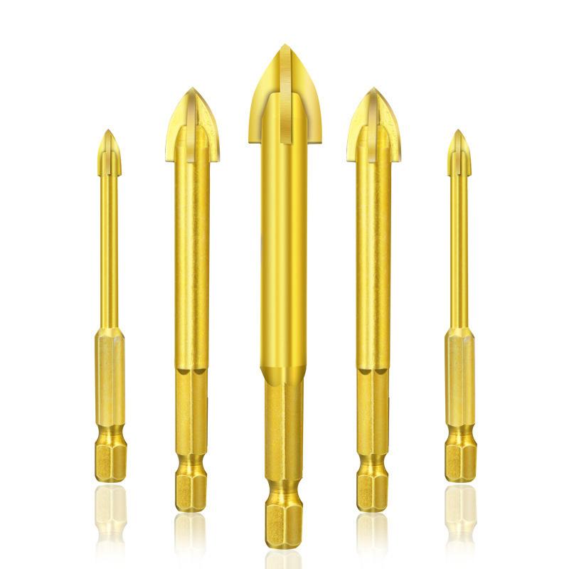 High-performance universal drilling tool set, carbide-tipped, for precision and longevity