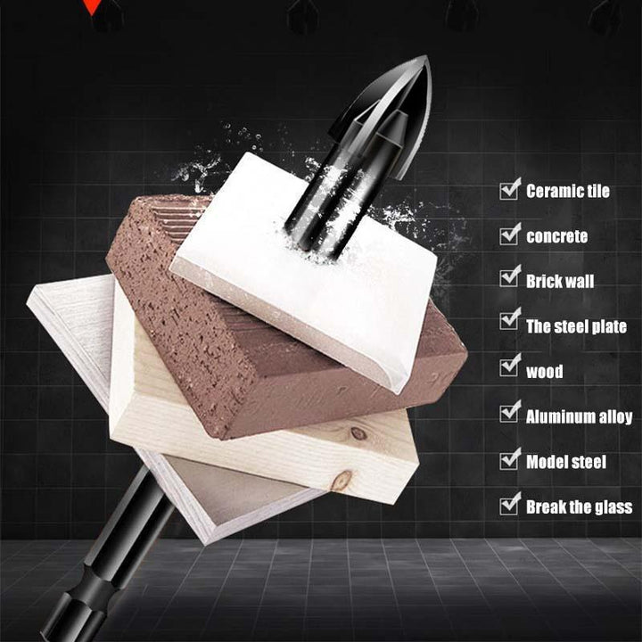 Hardware universal drilling tool set, 5 pieces, for diverse home improvement tasks