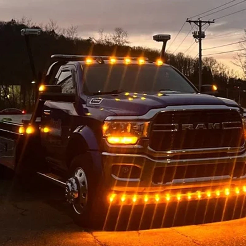 Premium 5 pcs universal waterproof LED truck cab roof lights, reliable vehicle lighting