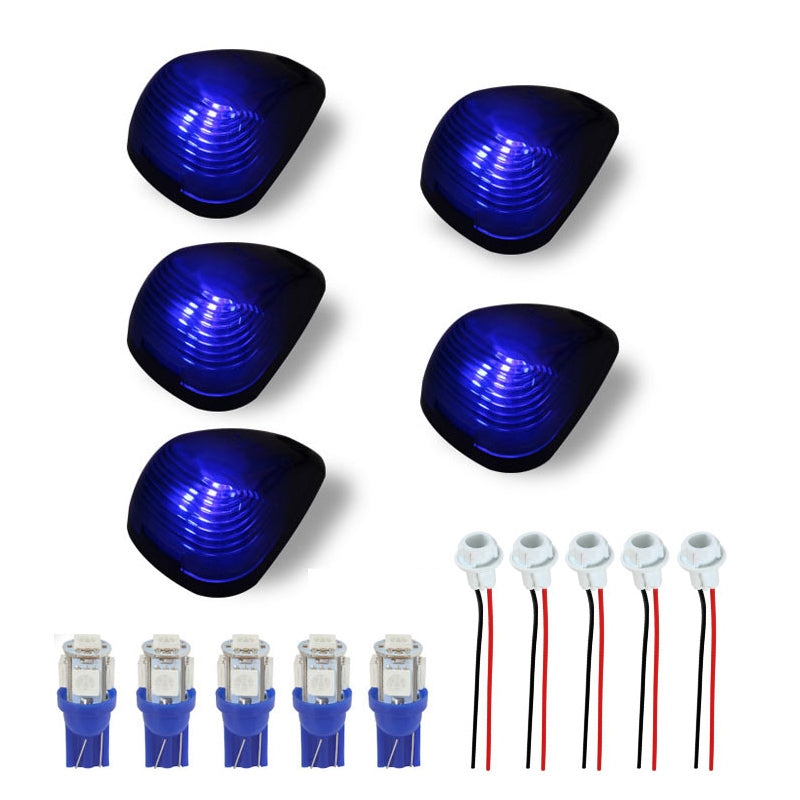 Durable & bright 5 pcs universal waterproof LED truck cab roof lights for all trucks