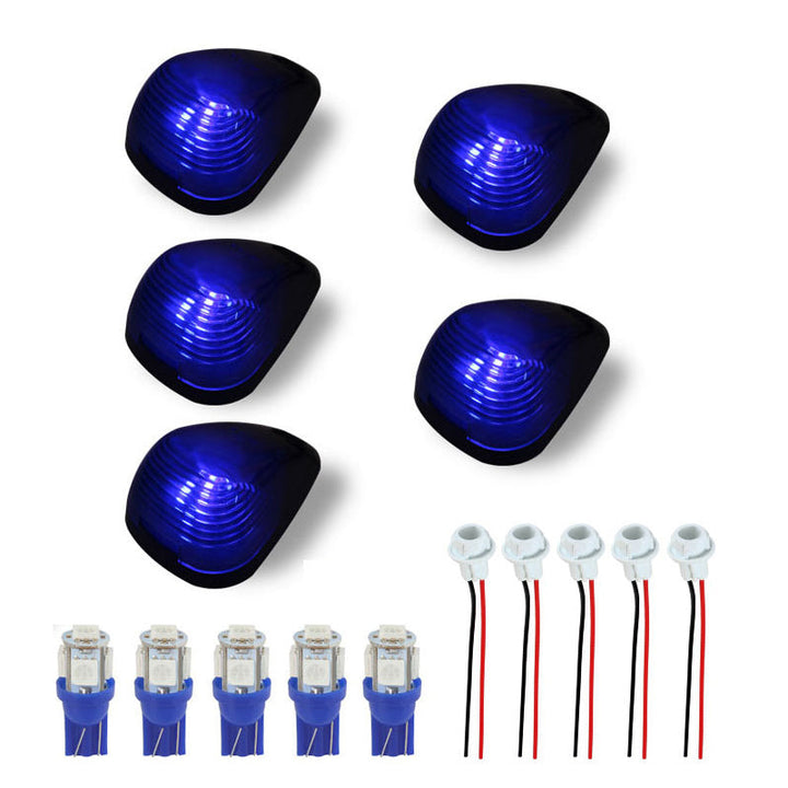 Durable & bright 5 pcs universal waterproof LED truck cab roof lights for all trucks