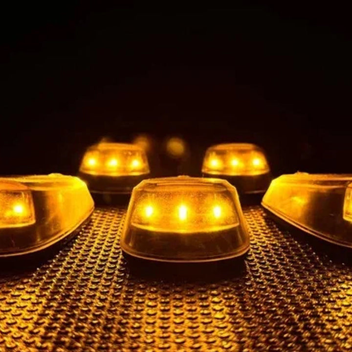 Enhance truck visibility with this 5-piece universal waterproof LED cab roof light set