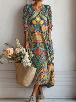 Bohemian Navy Floral