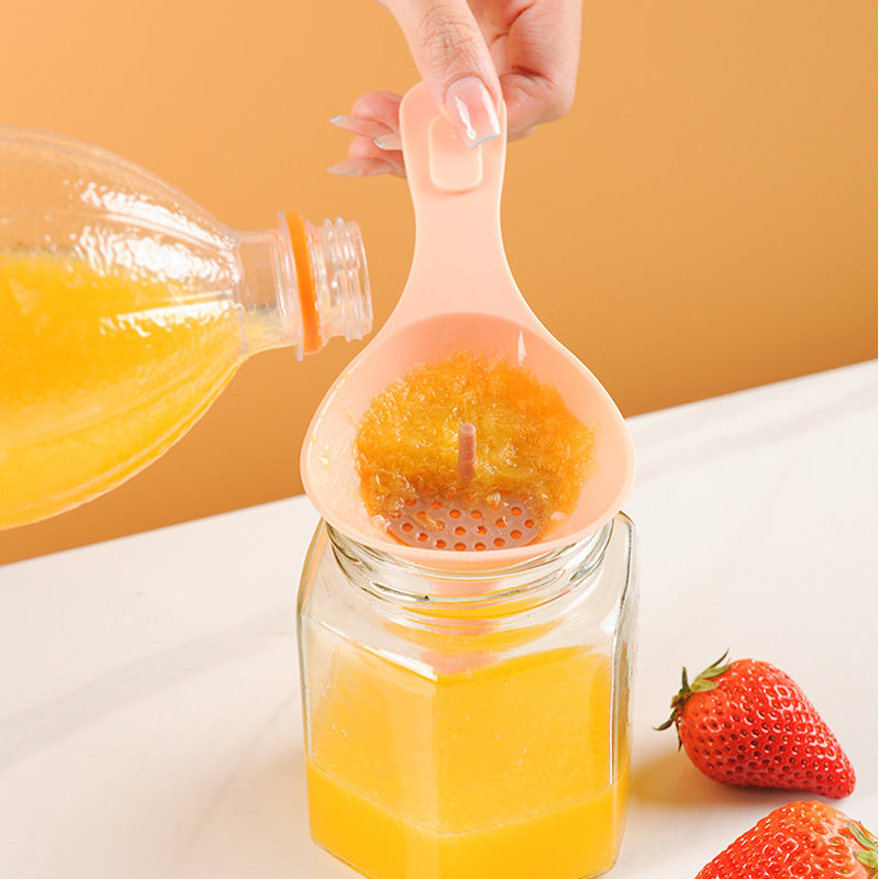 Compact kitchen funnel nested together, showing space-saving design for home cooking