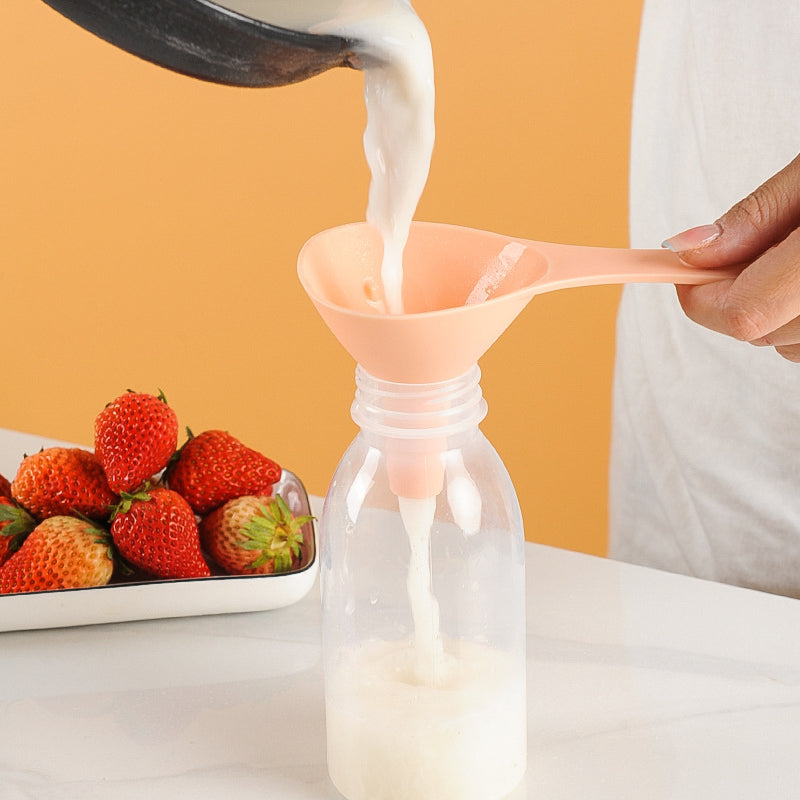 Detailed view of the large kitchen funnel, suitable for wide-mouth jars & food transfer