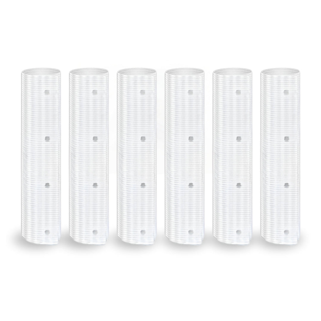 6-Pack protective tree squirrel baffles for effective animal deterrence, guarding bird feeders & gardens.