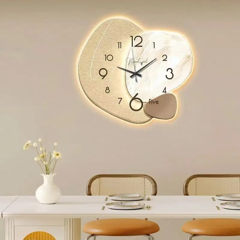 Luxury LED Wall Clock for Modern Interiors