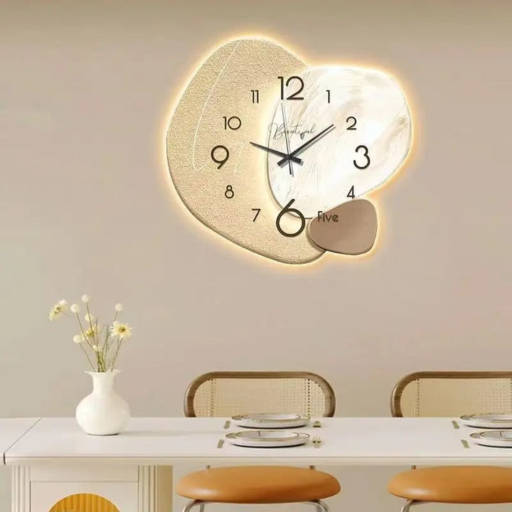 Luxury LED Wall Clock for Modern Interiors