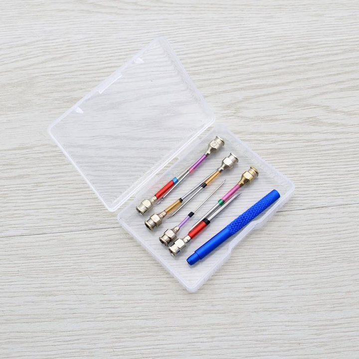 Sewing tools: 7-piece punch needle embroidery set, excellent for detailed needlework and craft projects.