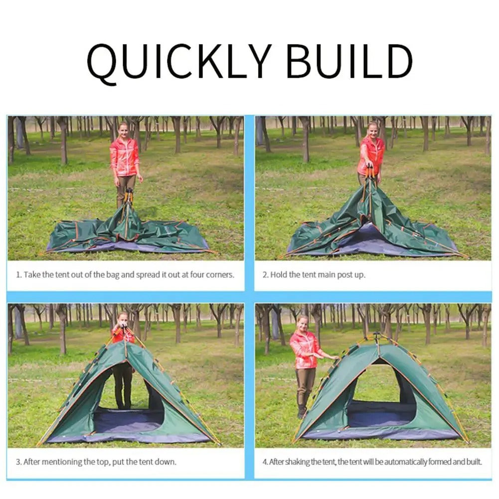 3-Second Instant Pop-Up Tent for Camping & Outdoor Adventures