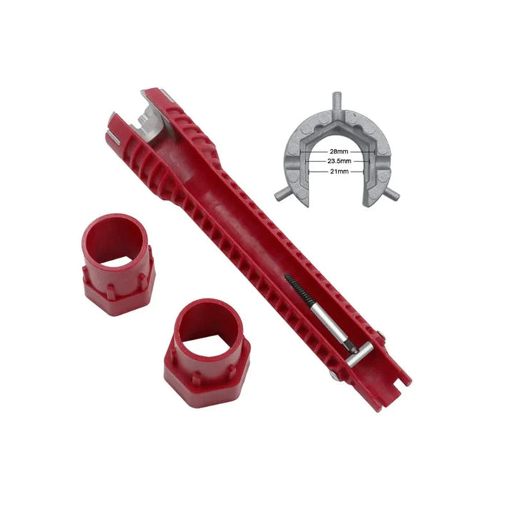 Professional-grade 8-in-1 basin wrench, a must-have plumbing tool