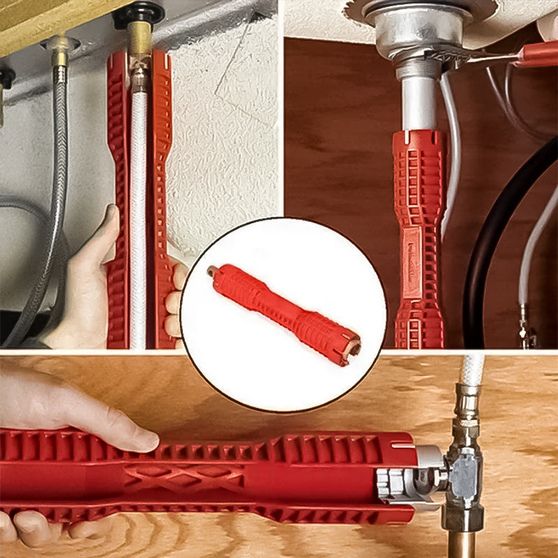 Innovative 8-in-1 basin wrench, simplifying sink and faucet installation