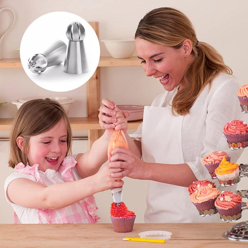 Professional 8-piece baking and cake decorating tool set for home bakers.