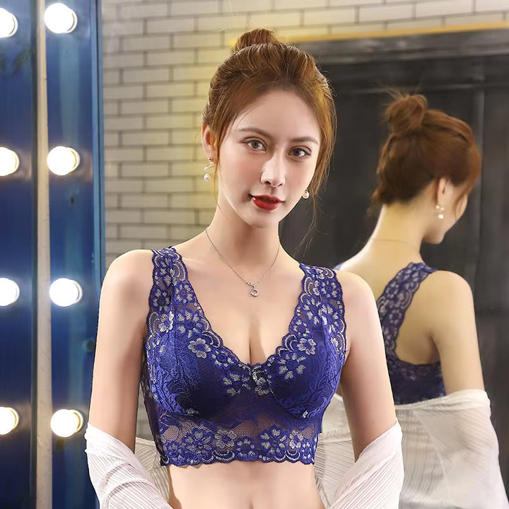 Women's Seamless Lace Sports Bra