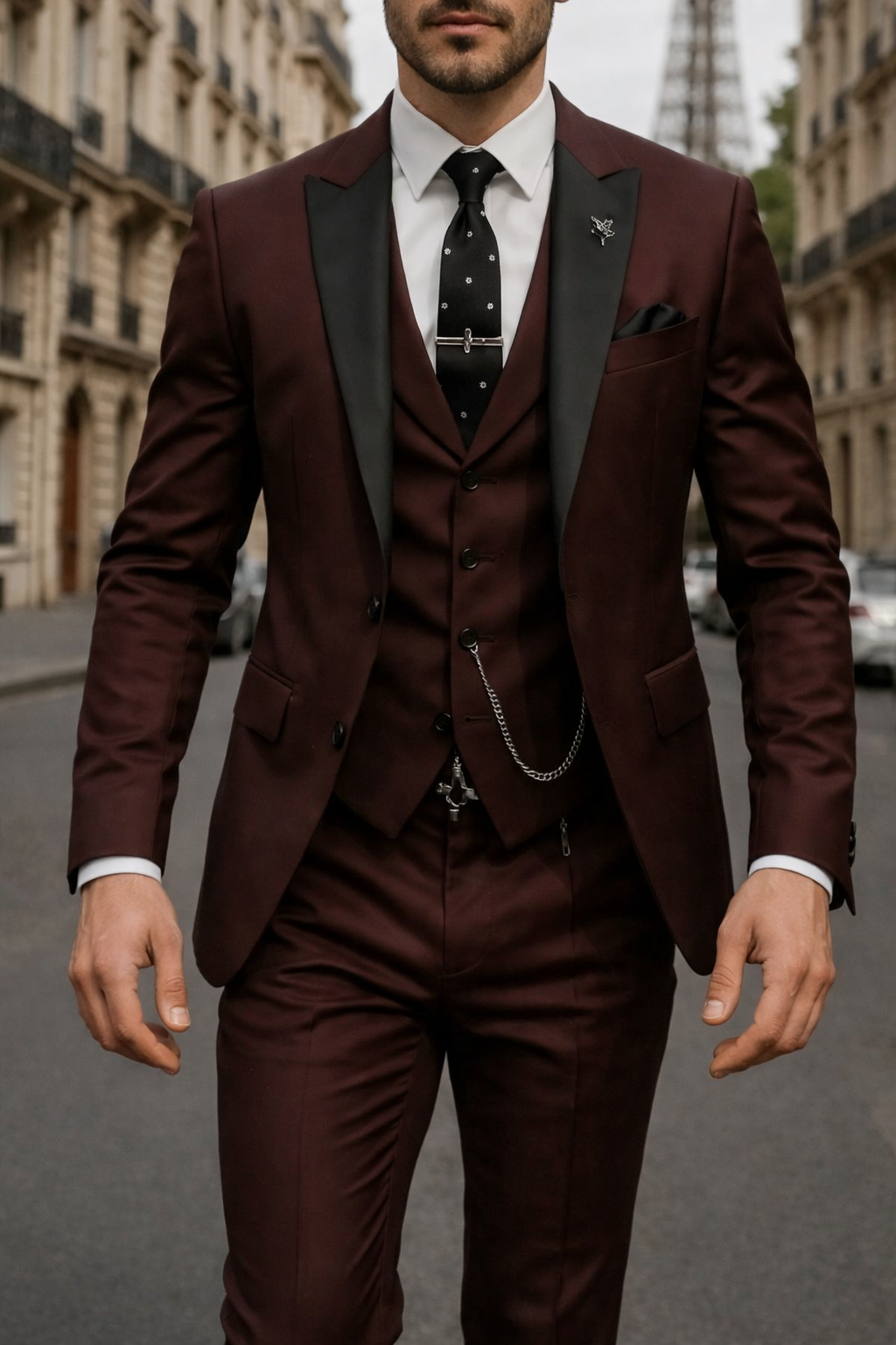 Men's Formal 3-Piece Suit Set for Spring & Summer Events