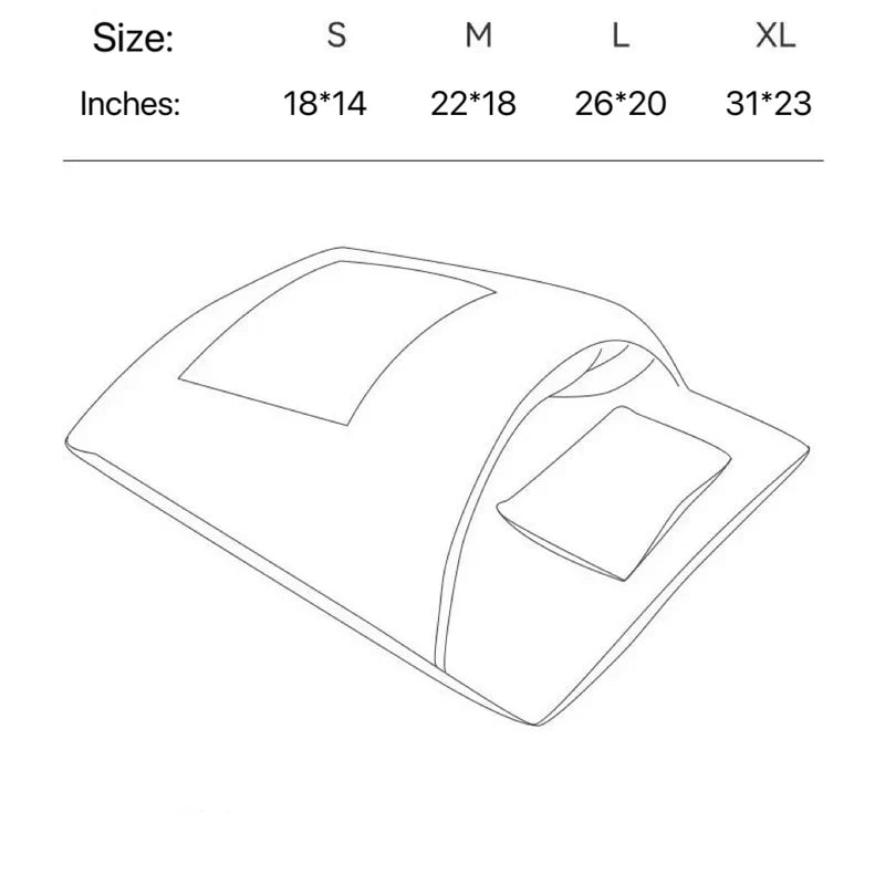 "Cozy plush cat cave bed in stylish neutral tones, offering warmth and security for ultimate feline comfort and relaxation."