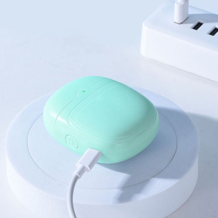 Electric nail clippers with built-in LED light, ergonomic design, motorized cutting, and USB charging for precise grooming.