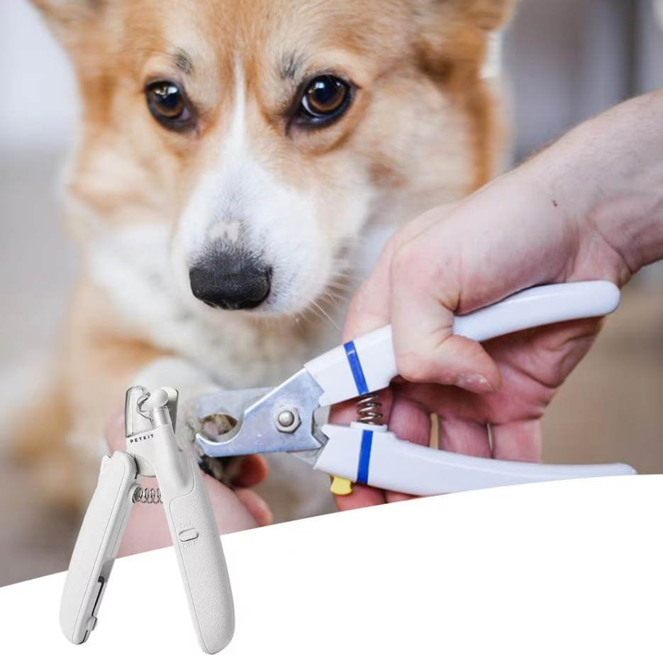"Electronic claw trimmer for pets with ergonomic handle, designed for precise and gentle claw grooming for dogs and cats."