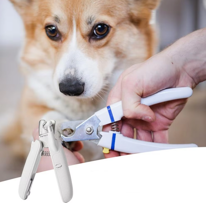 "Electronic claw trimmer for pets with ergonomic handle, designed for precise and gentle claw grooming for dogs and cats."